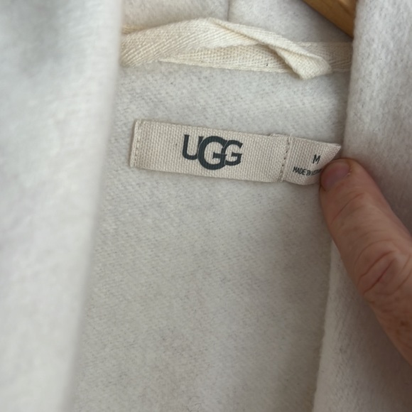 Ugg Open Front Cardigan Cream - Picture 2 of 3